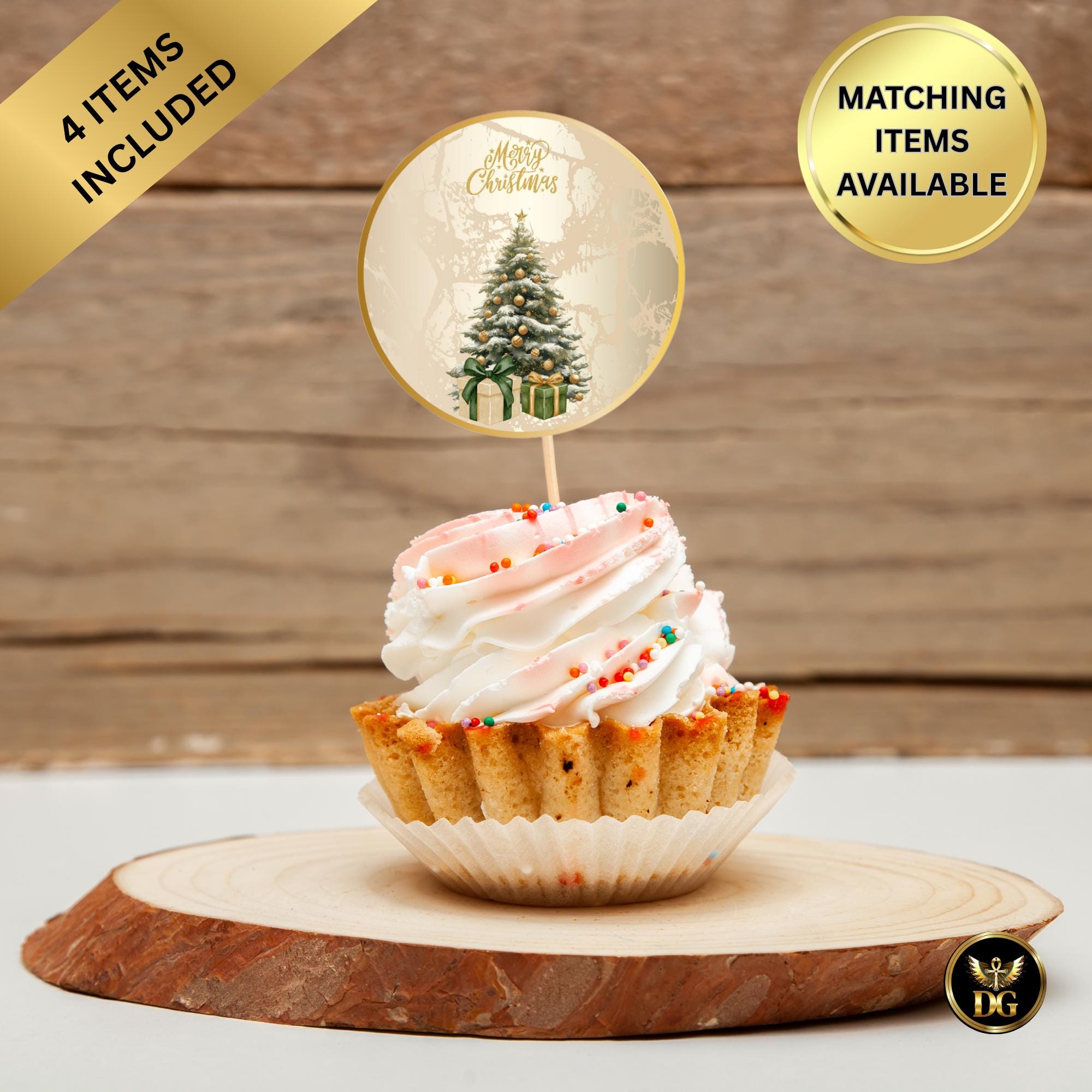 Bridal Shower Christmas Bundle ‘Tis The Season To Be Married Gold Tags Cupcake Toppers Bottle Labels Food Signs Elegant Winter Wedding Decor