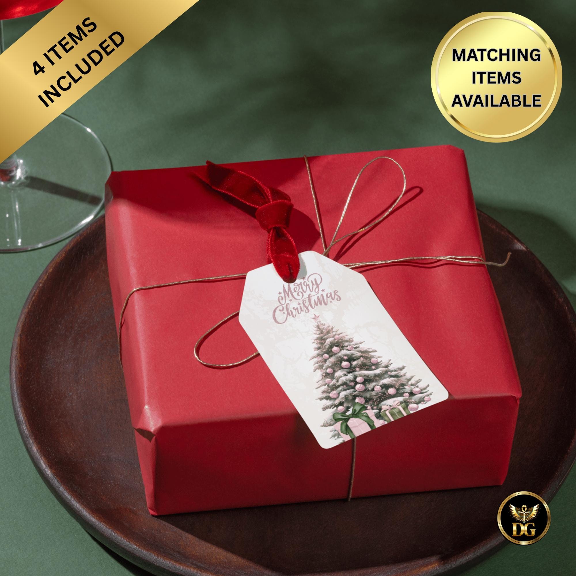 Baby Shower Christmas Bundle – “Baby It’s Cold Outside” Pink Gold – Matching Tags, Cupcake Toppers, Bottle Labels, Table Signs