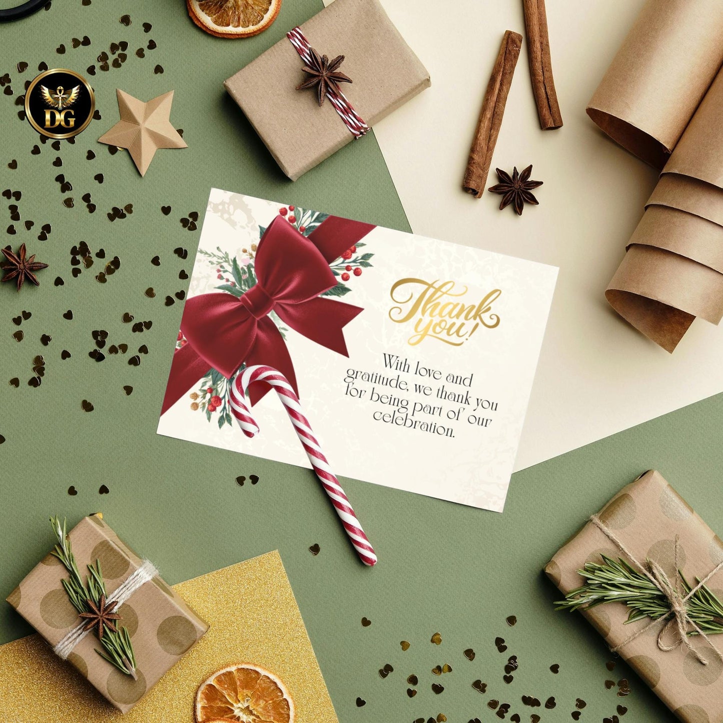 Christmas Bridal Shower Invitation Bundle | Cream Gold & Velvet Red Bow | Holiday Berry Theme Editable Canva Template Winter Wedding Invite