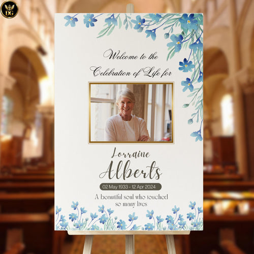 12-Piece Editable Funeral Bundle Canva, Celebration of Life Templates, In Loving Memory Program, Welcome Sign, Digital Invite, Prayer Card